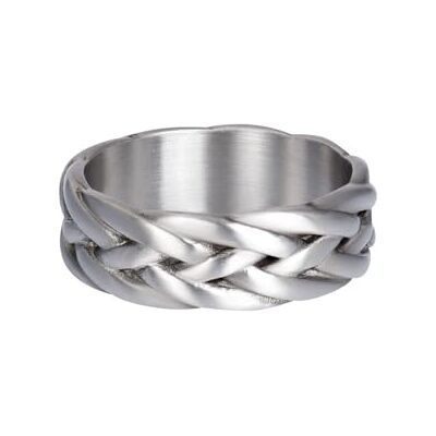 iXXXi Men Tesla-ring, antiek zilver, 19 mm, roestvrij staal, geen edelsteen, Roestvrij staal, Geen edelsteen iXXXi Men Tesla-ring, antiek zilver, 19 mm, roestvrij staal, geen edelsteen, Roestvrij staal, Geen edelsteen