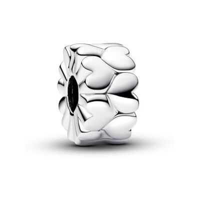 PANDORA Moments Hearts sterling zilveren bedels, Sterling zilver, Geen edelsteen PANDORA Moments Hearts sterling zilveren bedels, Sterling zilver, Geen edelsteen