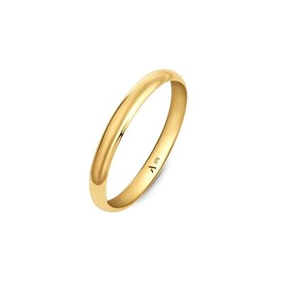 Amberta Allure Uniseks trouwring van 9 karaat geelgoud, Geelgoud, Geen edelsteen Amberta Allure Uniseks trouwring van 9 karaat geelgoud, Geelgoud, Geen edelsteen