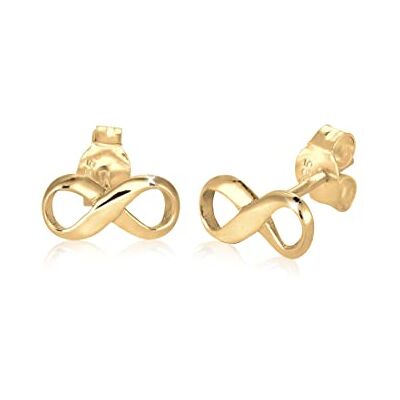 Elli Oorstekers voor dames, 925 sterling zilver, oneindigheidssymbool zonder, sterling zilver, Zonder Elli Oorstekers voor dames, 925 sterling zilver, oneindigheidssymbool zonder, sterling zilver, Zonder