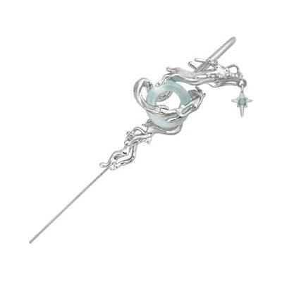 Kelisdi Elegante oorbellen van legering met drakenmotief met nieuwe Chinese designs voor feestjes, afspraken en modieuze stukken in het dagelijks leven Kelisdi Elegante oorbellen van legering met drakenmotief met nieuwe Chinese designs voor feestjes, afspraken en modieuze stukken in het dagelijks leven