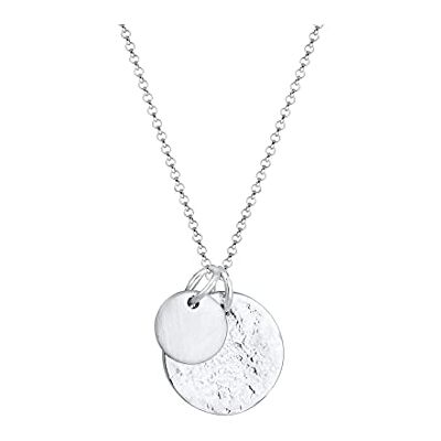 Elli Damesketting met Geometric hanger, .925 Sterling Zilver Elli Damesketting met Geometric hanger, .925 Sterling Zilver