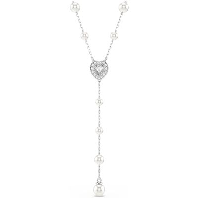 Swarovski Ariana Grande Collection, helder kristal en parels, rhodium afwerking, halskettingen, oorbellen en armbanden, TPU, kristallen Swarovski Ariana Grande Collection, helder kristal en parels, rhodium afwerking, halskettingen, oorbellen en armbanden, TPU, kristallen