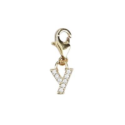 Depesche 11785-040 Express Yourself Charms Hanger voor kettingen en armbanden, letter Y, verguld, als klein cadeau Depesche 11785-040 Express Yourself Charms Hanger voor kettingen en armbanden, letter Y, verguld, als klein cadeau