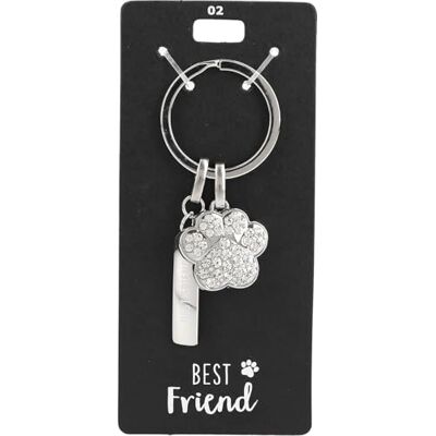 Depesche Glamour 0013720.02 Metalen sleutelhanger met lus, sleutelring en liefdesboodschap om cadeau te geven Depesche Glamour 0013720.02 Metalen sleutelhanger met lus, sleutelring en liefdesboodschap om cadeau te geven