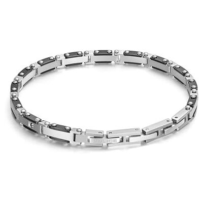 Police PULSEIRA, AÇO, zilver/brons, één maat, eigentijds Police PULSEIRA, AÇO, zilver/brons, één maat, eigentijds