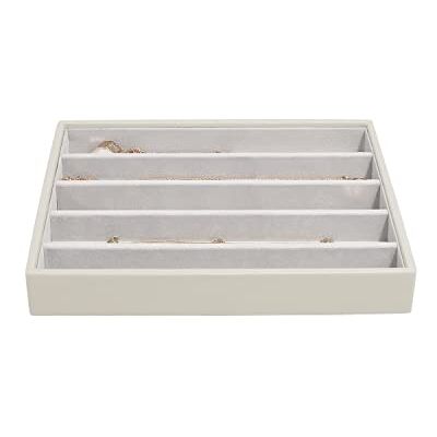 Stackers Klassiek sieradendoosje in de vorm van havervlokken, met vakjes voor kettingen Stackers Klassiek sieradendoosje in de vorm van havervlokken, met vakjes voor kettingen