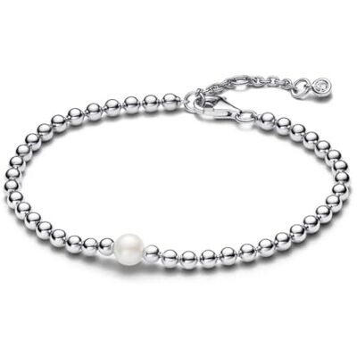 PANDORA Damesarmband 925 sterling zilver 593173C01, Parelmoer, Kubieke zirkonia PANDORA Damesarmband 925 sterling zilver 593173C01, Parelmoer, Kubieke zirkonia