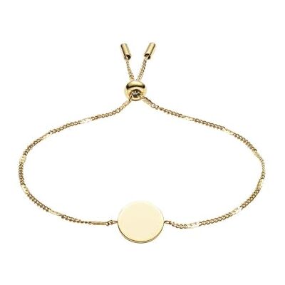 Fossil Iconische vintage damesarmband, maximale binnenlengte: 216 mm, armband van goudkleurig roestvrij staal, JF03020710, glanzend goud 1 Fossil Iconische vintage damesarmband, maximale binnenlengte: 216 mm, armband van goudkleurig roestvrij staal, JF03020710, glanzend goud 1