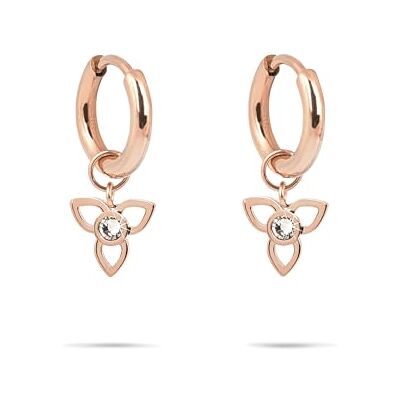 Tamaris Creolen voor dames, oorsieraden voor vrouwen met afneembare hangers, waterdicht, roestvrij staal, Roestvrij staal, Geen edelsteen Tamaris Creolen voor dames, oorsieraden voor vrouwen met afneembare hangers, waterdicht, roestvrij staal, Roestvrij staal, Geen edelsteen