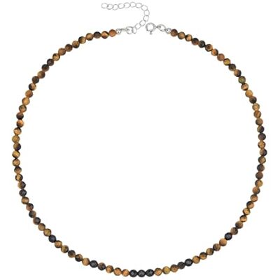 Unique Discrete edelsteen choker ketting voor dames, 38 cm, korte gesneden chakrakralen, diameter 4 mm, Boeddha Unique Discrete edelsteen choker ketting voor dames, 38 cm, korte gesneden chakrakralen, diameter 4 mm, Boeddha