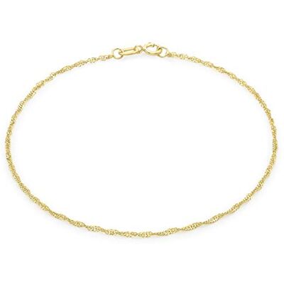 CARISSIMA Gold Mesh touw damesarmband 9 karaat goud 375/1000, Goud, Zonder steen. CARISSIMA Gold Mesh touw damesarmband 9 karaat goud 375/1000, Goud, Zonder steen.