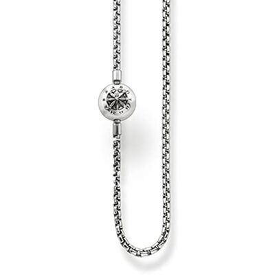 Thomas Sabo Zwarte halsketting voor karma-parels KK002-001-12, 50,00 cm, email, geen edelsteen, 50,00 cm, email, Geen edelsteen Thomas Sabo Zwarte halsketting voor karma-parels KK002-001-12, 50,00 cm, email, geen edelsteen, 50,00 cm, email, Geen edelsteen