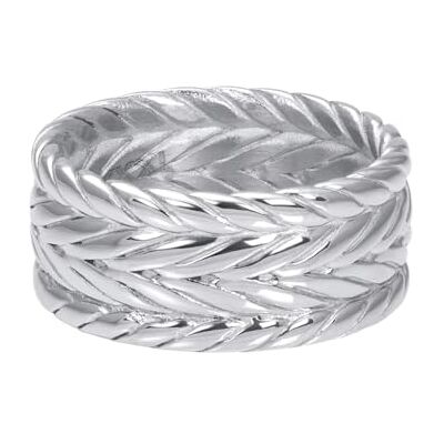 iXXXi Men Chevrolet-ring, zilver, 21 mm, roestvrij staal, geen edelsteen, Roestvrij staal, Geen edelsteen iXXXi Men Chevrolet-ring, zilver, 21 mm, roestvrij staal, geen edelsteen, Roestvrij staal, Geen edelsteen