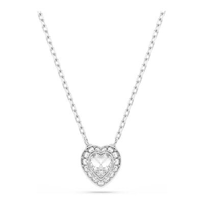 Swarovski Ariana Grande collectie, helder kristal en parels, rhodium afwerking, maakt deel uit van de Ariana Grande sieradencollectie, halskettingen, oorbellen en armbanden, One Size, kristallen, oxide Swarovski Ariana Grande collectie, helder kristal en parels, rhodium afwerking, maakt deel uit van de Ariana Grande sieradencollectie, halskettingen, oorbellen en armbanden, One Size, kristallen, oxide