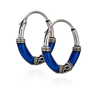 NKlaus Bali 925 sterling zilver Celtic creolen 16mm 7081 sterling zilver, sterling zilver NKlaus Bali 925 sterling zilver Celtic creolen 16mm 7081 sterling zilver, sterling zilver