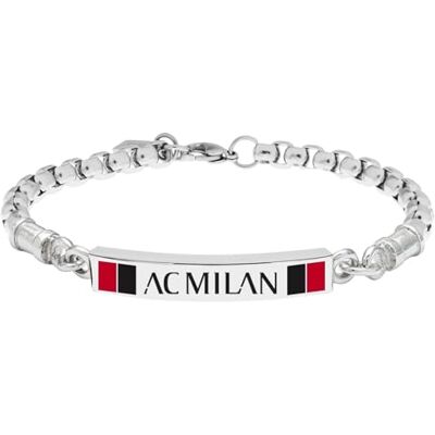ACM 1899 LOWELL MILAN armband van 316L staal met email, Taglia Unica, roestvrij staal, geen., Roestvrij staal, geen. ACM 1899 LOWELL MILAN armband van 316L staal met email, Taglia Unica, roestvrij staal, geen., Roestvrij staal, geen.