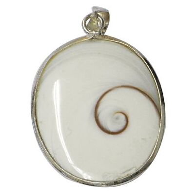 CHICNET Chic-Net Ellipse hanger 925 sterling zilver met Shiva-oog, 25 mm, sterling zilver, sterling zilver CHICNET Chic-Net Ellipse hanger 925 sterling zilver met Shiva-oog, 25 mm, sterling zilver, sterling zilver