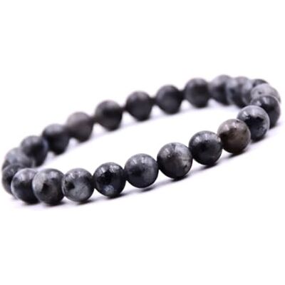 Unique Bracelet en labradorite en pierre naturelle de 8 mm, élastique, fait à la main, fabriqué en Allemagne, pour femme, homme, enfant Unique Bracelet en labradorite en pierre naturelle de 8 mm, élastique, fait à la main, fabriqué en Allemagne, pour femme, homme, enfant
