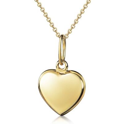 MATERIA by Matthias Wagner Materia GKA-5 375 gouden hartketting voor dames en meisjes, 1,1 g, kleine hartvormige hanger met gouden ketting 42 cm in sieradenetui, 375 geelgoud, geen edelsteen MATERIA by Matthias Wagner Materia GKA-5 375 gouden hartketting voor dames en meisjes, 1,1 g, kleine hartvormige hanger met gouden ketting 42 cm in sieradenetui, 375 geelgoud, geen edelsteen