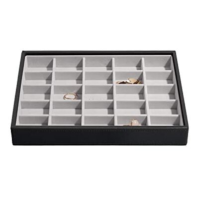 Stackers Black Classic Medium Jewellery Box Trinkets Layer Stackers Black Classic Medium Jewellery Box Trinkets Layer
