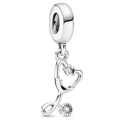 PANDORA Passions Stethoscoop in sterling zilver met heldere zirkonia PANDORA Passions Stethoscoop in sterling zilver met heldere zirkonia