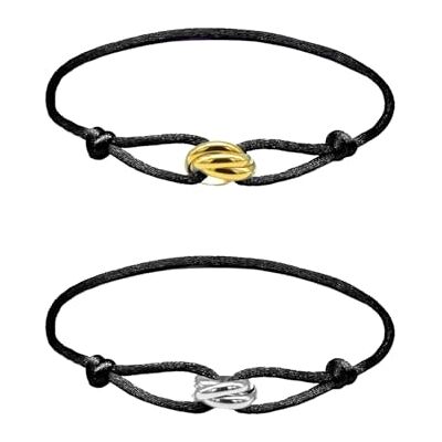 Sikweny Set van 2 armbanden van zeiltouw, verstelbaar design, voor heren, licht en draagbaar, waterdicht design, gebruikt voor Kerstmis, verjaardag, Thanksgiving, jubileum Sikweny Set van 2 armbanden van zeiltouw, verstelbaar design, voor heren, licht en draagbaar, waterdicht design, gebruikt voor Kerstmis, verjaardag, Thanksgiving, jubileum