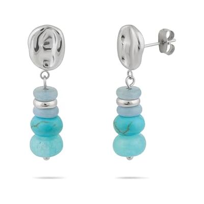 Tamaris Damessieraden, armband van roestvrij staal met kleurrijke stenen, zomer en elegant, waterdicht, roestvrij staal Tamaris Damessieraden, armband van roestvrij staal met kleurrijke stenen, zomer en elegant, waterdicht, roestvrij staal