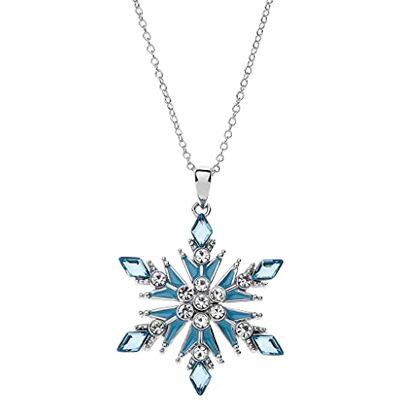Disney Frozen II halsketting met hanger, sieraden, sterling zilver, zirkonia en email Disney Frozen II halsketting met hanger, sieraden, sterling zilver, zirkonia en email