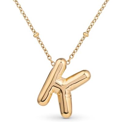 Amberta Ketting met bubbelletters van goud voor dames en jongeren, initiaalhanger van roestvrij staal, 18 karaat verguld, Bubble Balloon Letter, dikke ketting, gepersonaliseerde voornaam, Roestvrij Amberta Ketting met bubbelletters van goud voor dames en jongeren, initiaalhanger van roestvrij staal, 18 karaat verguld, Bubble Balloon Letter, dikke ketting, gepersonaliseerde voornaam, Roestvrij