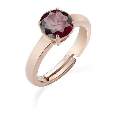 Amen Robijn solitaire zirkoon roze ring, zilver, robijn, Zilver, Robijn Amen Robijn solitaire zirkoon roze ring, zilver, robijn, Zilver, Robijn