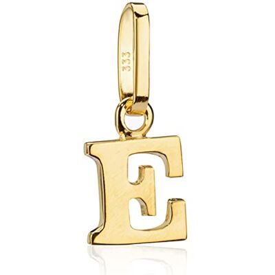 NKlaus letter E kleine hanger 333 geelgoud 8 karaat glanzend 5 x 5 mm alfabet 8868 NKlaus letter E kleine hanger 333 geelgoud 8 karaat glanzend 5 x 5 mm alfabet 8868