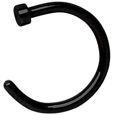 Modern Nature Piercing-Schmuck Nep neuspiercing neuspiercing zwart 1,0 x 6-10 mm met stopper Modern Nature Piercing-Schmuck Nep neuspiercing neuspiercing zwart 1,0 x 6-10 mm met stopper