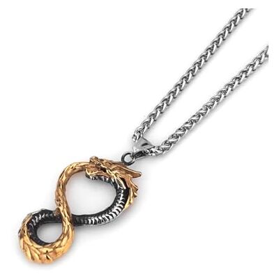 Sopodbacker Halsketting voor heren en dames, sieraden, hanger, halsketting, Viking, gesplitst, draak, hanger, halsketting voor mannen en vrouwen, accessoires, retro, sieraden, punk, verstelbaar Sopodbacker Halsketting voor heren en dames, sieraden, hanger, halsketting, Viking, gesplitst, draak, hanger, halsketting voor mannen en vrouwen, accessoires, retro, sieraden, punk, verstelbaar