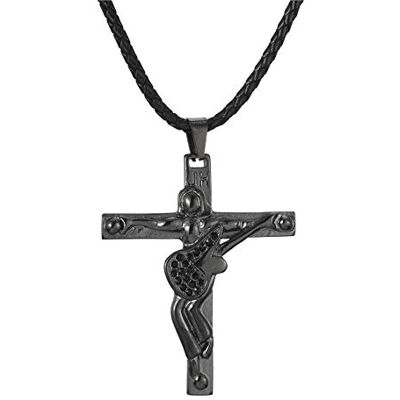 AFSTALR Johnny Hallyday Halsketting voor dames, heren, zilver, kruishanger, gitaar van roestvrij staal, cadeau voor souvenir-fans JH Signature Design.., Roestvrij staal AFSTALR Johnny Hallyday Halsketting voor dames, heren, zilver, kruishanger, gitaar van roestvrij staal, cadeau voor souvenir-fans JH Signature Design.., Roestvrij staal