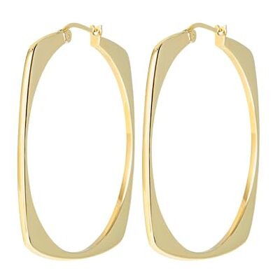 BREIL New TETRA stalen oorbellen voor dames, Goud BREIL New TETRA stalen oorbellen voor dames, Goud