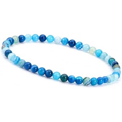 Unique Discrete edelsteenarmband voor dames, chakra-kralen, boeddhistische bescherming, 4 mm diameter Unique Discrete edelsteenarmband voor dames, chakra-kralen, boeddhistische bescherming, 4 mm diameter