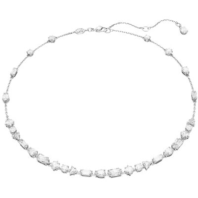 Swarovski Mesmera oorbellen versierd met fonkelende witte stenen van gerhodineerd metaal, Kristal Swarovski Mesmera oorbellen versierd met fonkelende witte stenen van gerhodineerd metaal, Kristal