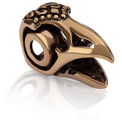 NKlaus Baard sieraden kraai parel Viking sieraden brons 4310, Brons NKlaus Baard sieraden kraai parel Viking sieraden brons 4310, Brons