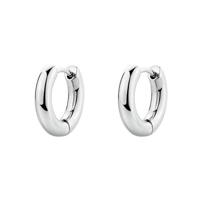 Brosway Creolen voor dames, van staal, oorbellen voor dames, collectie Perfect BPC42, 10 mm, roestvrij staal, geen edelsteen, Roestvrij staal, Geen edelsteen Brosway Creolen voor dames, van staal, oorbellen voor dames, collectie Perfect BPC42, 10 mm, roestvrij staal, geen edelsteen, Roestvrij staal, Geen edelsteen