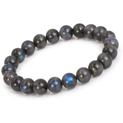 Unique Zwarte labradoriet chakra-armband voor dames en heren, 8 mm echte natuursteen kralenarmband, helende stenen, yoga en meditatie Unique Zwarte labradoriet chakra-armband voor dames en heren, 8 mm echte natuursteen kralenarmband, helende stenen, yoga en meditatie