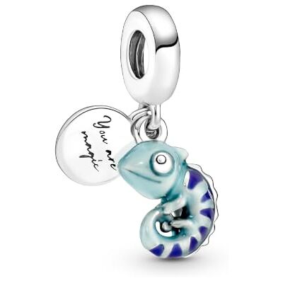 PANDORA Moments 791676C01 Chameleon bedelhanger, sterling zilver, compatibel met Moments armbanden, van kleur veranderende kleur, Eén maat, Sterling zilver, Geen edelsteen PANDORA Moments 791676C01 Chameleon bedelhanger, sterling zilver, compatibel met Moments armbanden, van kleur veranderende kleur, Eén maat, Sterling zilver, Geen edelsteen