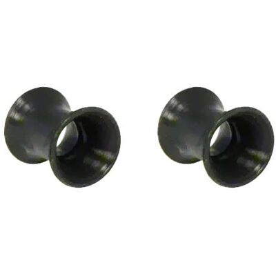 DENI 2 zwarte stretcher van zachte siliconen, tunnel, diameter 6 mm, uniseks DENI 2 zwarte stretcher van zachte siliconen, tunnel, diameter 6 mm, uniseks