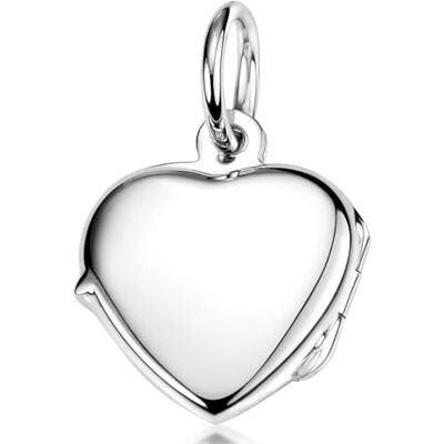 MATERIA by Matthias Wagner Medaillon hart 925 sterling zilver met ketting om te openen voor foto's KA-479 MATERIA by Matthias Wagner Medaillon hart 925 sterling zilver met ketting om te openen voor foto's KA-479