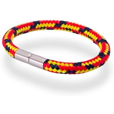 ZISANO Zeiltouw armband, 6 maten, voor voetbalfans, om je team te ondersteunen, fanartikelen, M, Polyester ZISANO Zeiltouw armband, 6 maten, voor voetbalfans, om je team te ondersteunen, fanartikelen, M, Polyester