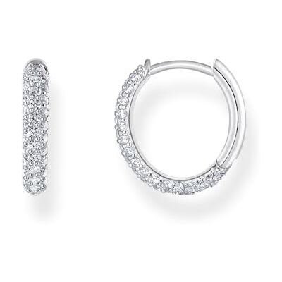 Thomas Sabo CR730-051-14 creolen van gerecycled 925 zilver met witte zirkonia pavé één maat 925 zilver zirkonia, één maat, sterling zilver, kubische zirkonia, Eén maat, Sterling zilver, Zirkonia Thomas Sabo CR730-051-14 creolen van gerecycled 925 zilver met witte zirkonia pavé één maat 925 zilver zirkonia, één maat, sterling zilver, kubische zirkonia, Eén maat, Sterling zilver, Zirkonia