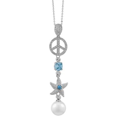Burgmeister Jewelry Dameshalsketting sterling zilver 925 zirkonia JBM1038-321, zirkonia Burgmeister Jewelry Dameshalsketting sterling zilver 925 zirkonia JBM1038-321, zirkonia