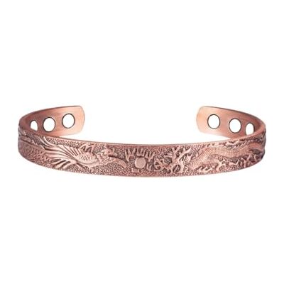 Svadia Pure Balance Armband van koper, magnetisch, verstelbaar, voor dames en heren, minimalistische energiearmband, hypoallergeen, licht, uniseks, cadeau voor verjaardag, Kerstmis, Valentijnsdag Svadia Pure Balance Armband van koper, magnetisch, verstelbaar, voor dames en heren, minimalistische energiearmband, hypoallergeen, licht, uniseks, cadeau voor verjaardag, Kerstmis, Valentijnsdag
