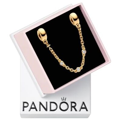 PANDORA Moments 763515C01-05 Comfortabele ketting van sterling zilver met drie transparante stenen van vergulde metaallegering en zirkonia, compatibel met Moments, Klar, zilver PANDORA Moments 763515C01-05 Comfortabele ketting van sterling zilver met drie transparante stenen van vergulde metaallegering en zirkonia, compatibel met Moments, Klar, zilver