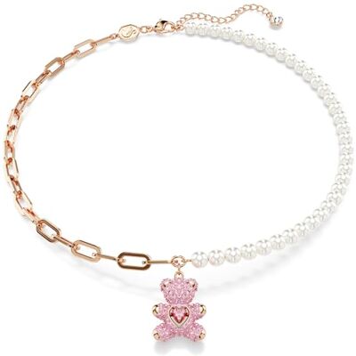 Swarovski Teddy halsketting, roze Swarovski Teddy halsketting, roze